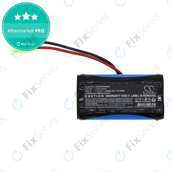 Batéria pre ETA Verto 1442, 2500mAh, Li-Ion, 7.4V, 1442 00090, HQ
