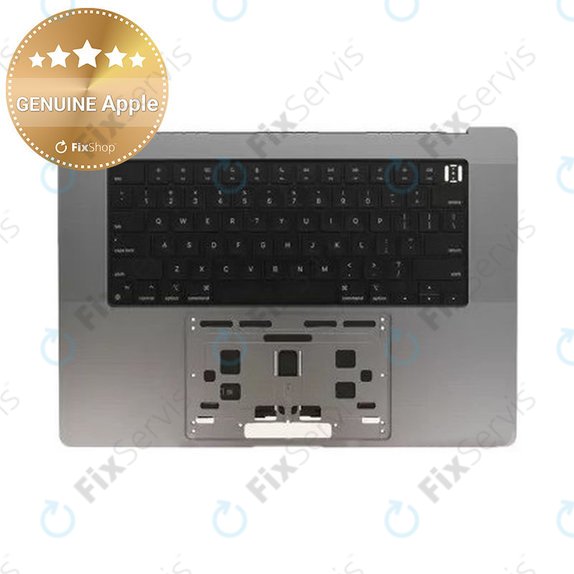 Horný rám klávesnice pre MacBook Pro 16" A2780 (Early 2023), s klávesnicou US a batériou, Space Gray, 661-32189, Genuine Apple