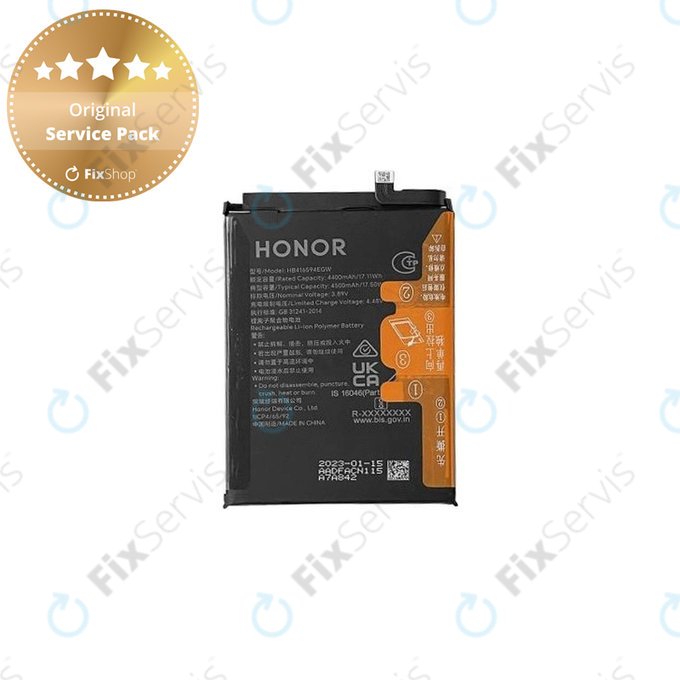 Honor X8a, Honor 90 Lite - Batéria HB416594EGW 4500mAh - 2402AADF Genuine Service Pack
