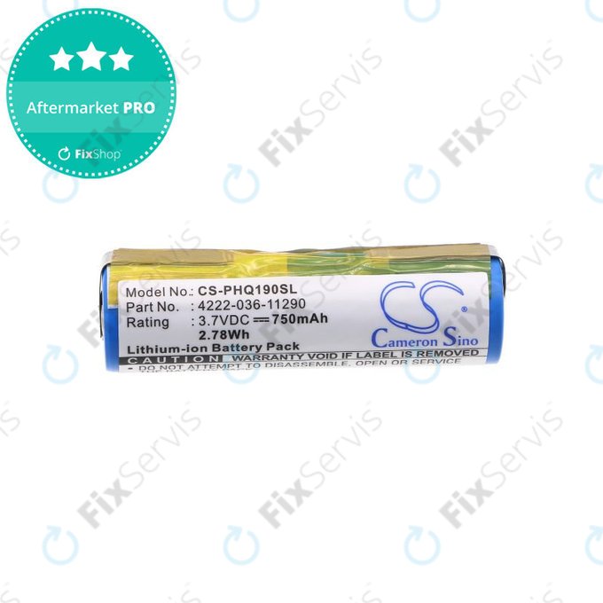 Batéria pre Philips 8895XL, 750mAh, Li-Ion, 3.7V, 036-11290, HQ