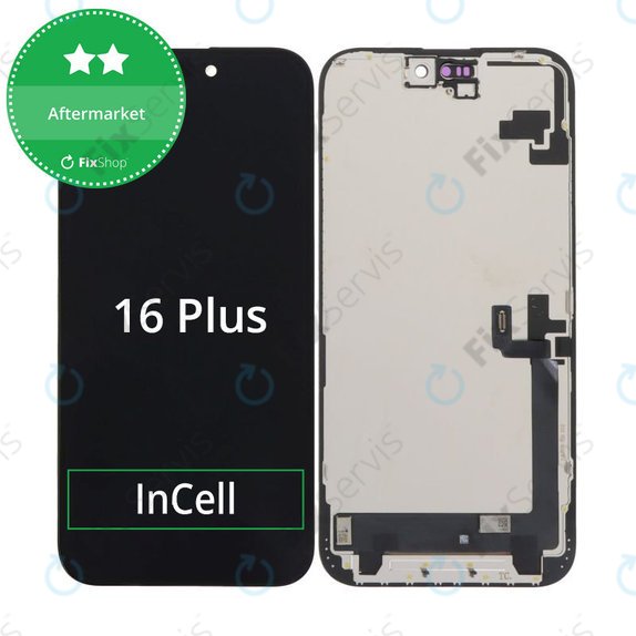 Displej In-Cell HD+ pre iPhone 16 Plus, Dotykové sklo s rámom