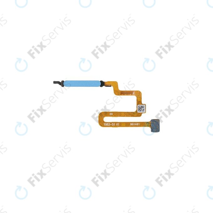 Xiaomi Redmi Note 11 Pro 5G 21091116I 2201116SG - Senzor Odtlačku Prsta + Flex Kábel (Atlantic Blue)