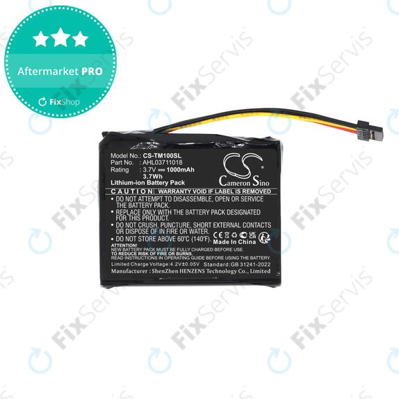 Batéria pre TomTom GO 1000 Live, 1005, 2050, 1000mAh, Li-Ion, 3.7V, AHL03711018, HQ