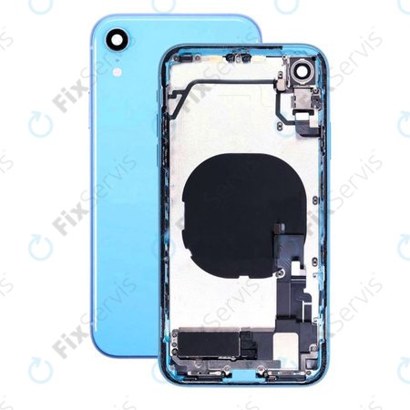 Apple iPhone XR - Zadný Housing s Malými Dielmi (Blue)