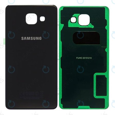 Samsung Galaxy A5 A510F (2016) - Batériový Kryt (Black) - GH82-11020B Genuine Service Pack