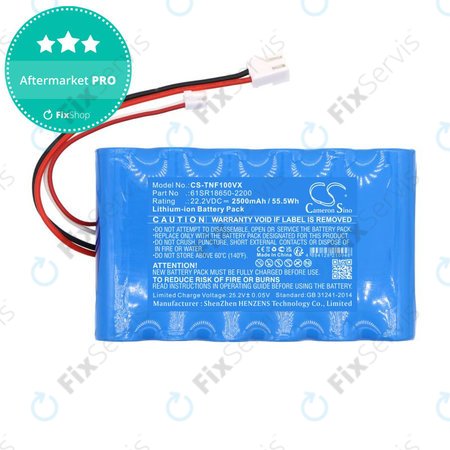 Batéria pre ETA Aquamaster 1230, Tineco iFloor Wet Dry Vacuum, 2500mAh, Li-Ion, 22.2V, 61SR18650-2200, HQ