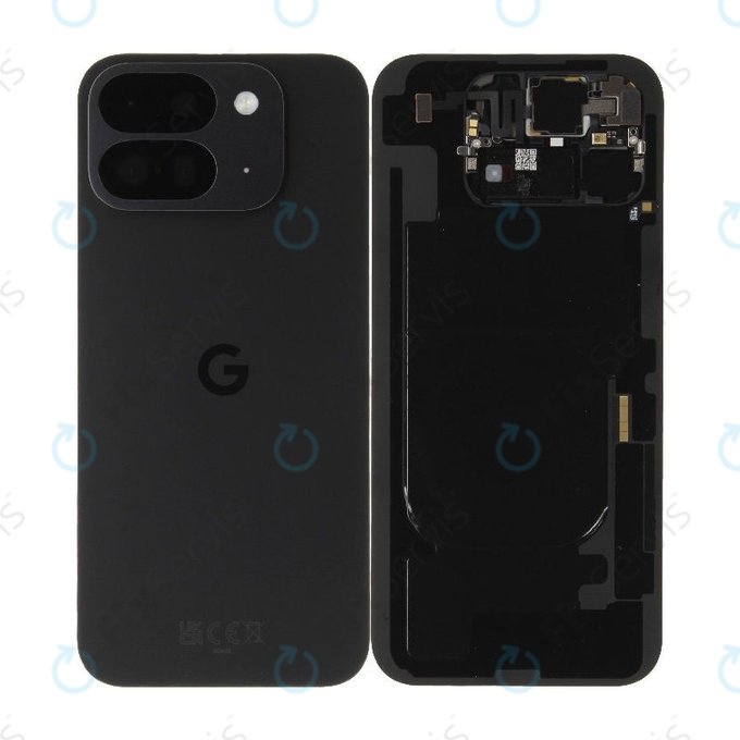 Batériový kryt pre Google Pixel 9 Pro Fold, Obsidian, G949-00905-00, Genuine Service Pack