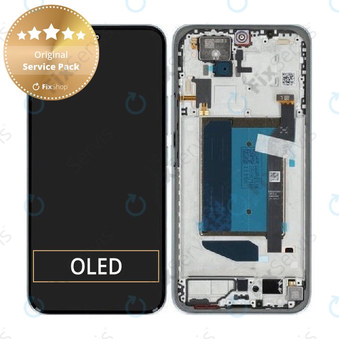 Displej pre Xiaomi Redmi Note 15 Pro+ 5G, Glacier Blue, Dotykové sklo s rámom, 5600240P16U00, Genuine Service Pack