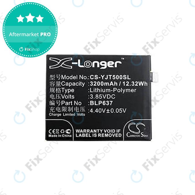 OnePlus 5, 5T - Batéria BLP637 3200mAh HQ