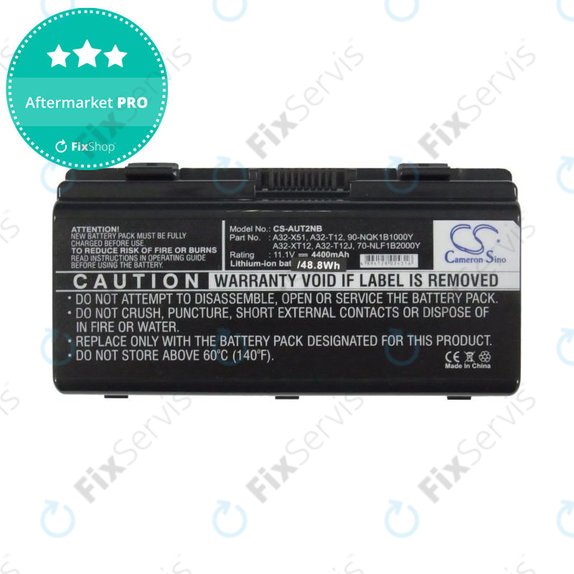 Batéria pre Asus X51RL, T12Jg, T12C, X51L, 4400mAh, Li-Ion, 11.1V, A32-X51, HQ