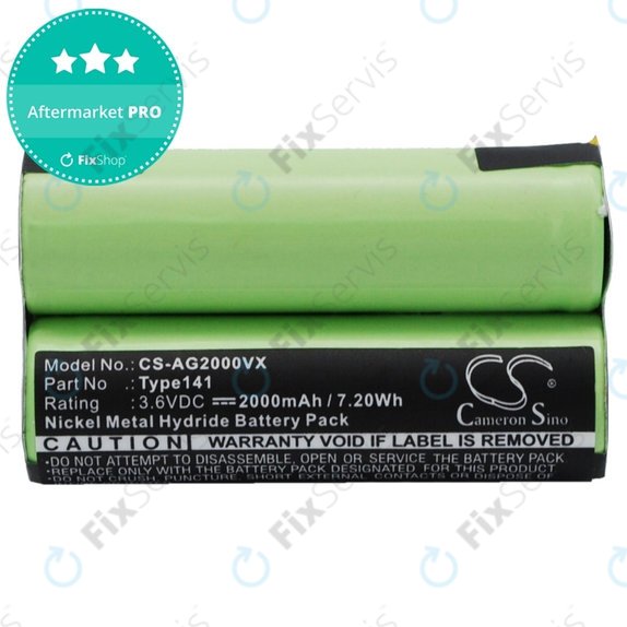 AEG Electrolux Junior 2.0 - Batéria Type141 Ni-MH 3.6V 2000mAh HQ