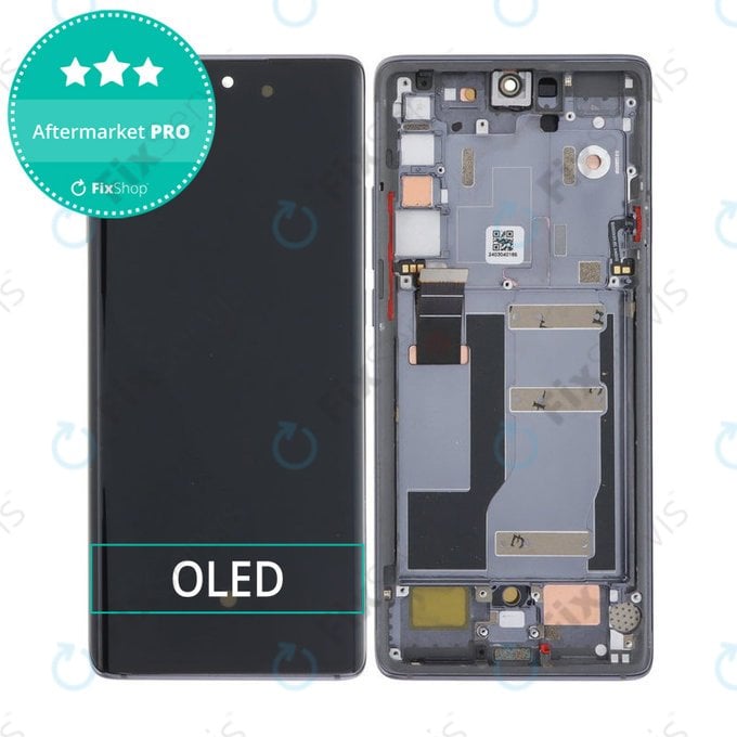 TCL 20 Pro 5G - LCD Displej + Dotykové Sklo + Rám (Black) OLED