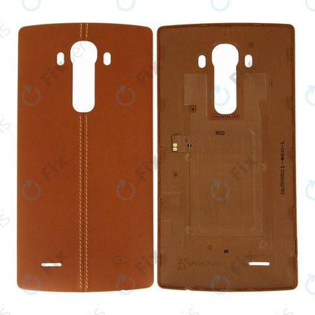 LG G4 H815 - Batériový Kožený Kryt + NFC (Leather Brown)