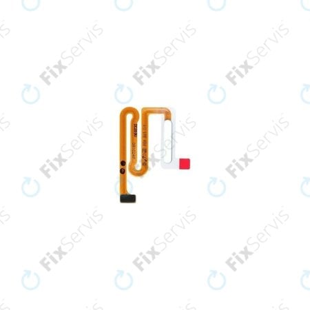 Samsung Galaxy A13 A135F, A137F - Senzor Odtlačku Prsta + Flex Kábel (White) - GH96-15035D Genuine Service Pack