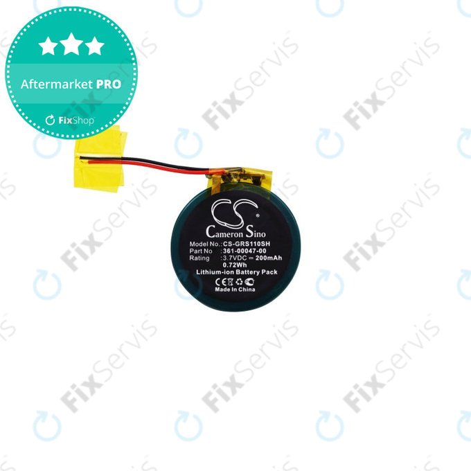 Batéria pre Garmin Approach S1, S3, S4, Forerunner 110, 210, S1, 200mAh, Li-Ion, 3.7V, 361-00047-00, HQ