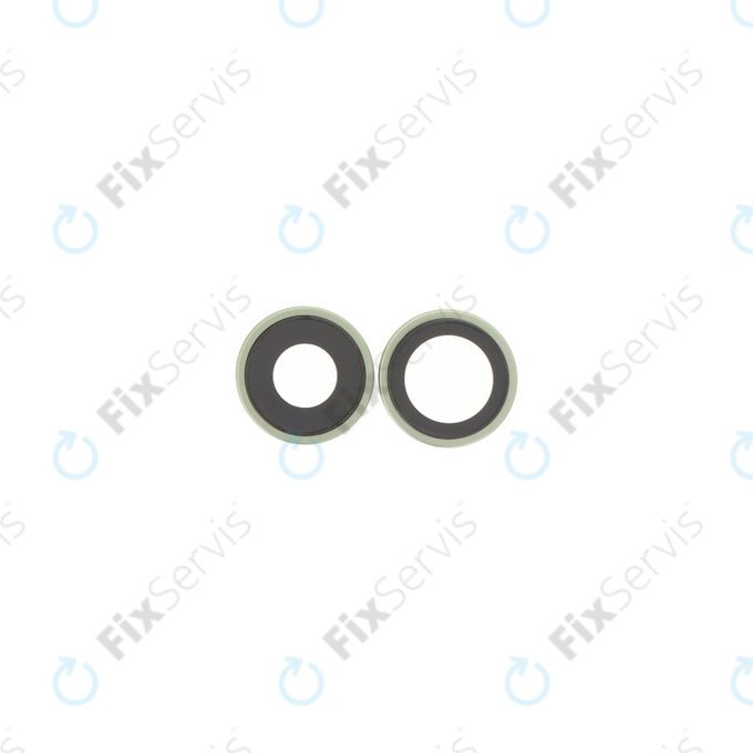 Apple iPhone 17 - Sklíčko Zadnej Kamery s Rámom (Sage) - 2ks