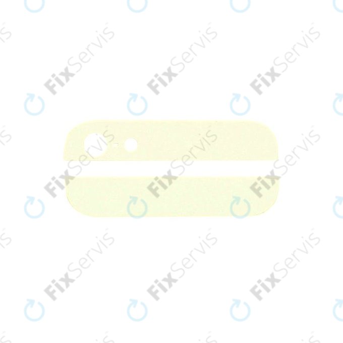 Apple iPhone 5 - Zadné Sklenené Lišty (Gold)