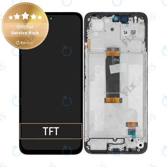 Xiaomi Redmi 13 4G, Redmi 13 5G, Poco M6 4G - LCD Displej + Dotykové Sklo + Rám - 560001N19A00 Genuine Service Pack