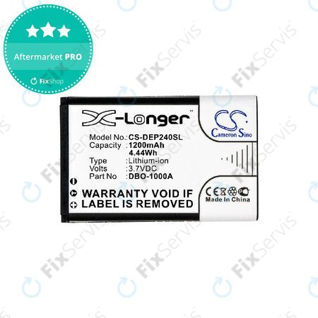 Batéria pre Doro 1370, 1372, 2404, 6040, 1200mAh, Li-Ion, 3.7V, DBO-1000A, HQ