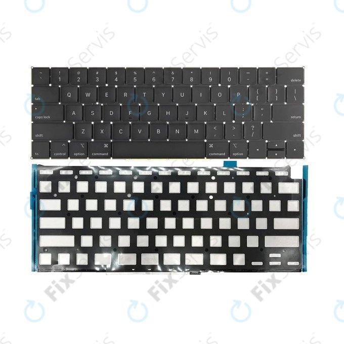 Apple MacBook Pro 13" A1989 (2018 - 2019), 15" A1990 (2018) - Klávesnica + Podsvietenie US