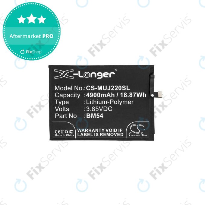 Xiaomi Redmi Note 9T 5G - Batéria BM54 4900mAh HQ