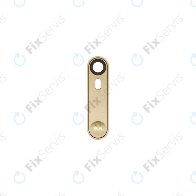 Motorola Moto X Style XT1572 - Sklíčko Zadnej Kamery + Rám (Zlatá)