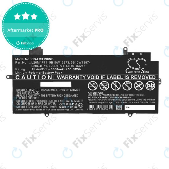 Batéria pre Lenovo Thinkpad X1 Carbon G9, G10, X1 Yoga Gen 6, 7, 3600mAh, Li-Pol, 15.44V, 5B10W13973, HQ