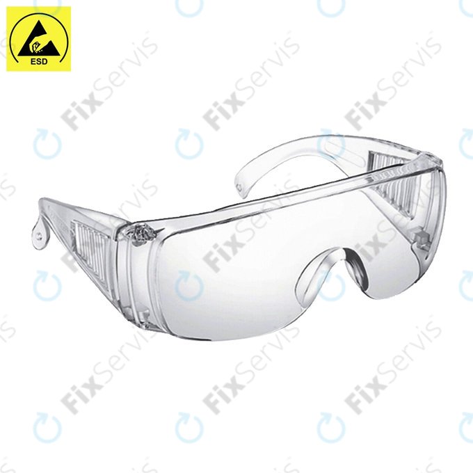 ESD Antistatické Ochranné Okuliare (Transparentné)