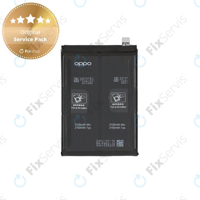 Oppo Reno 6 5G CPH2251 - Batéria BLP863 4300mAh - 4907758 Genuine Service Pack