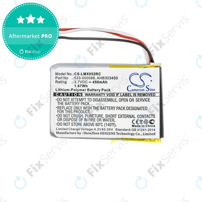 Batéria pre Logitech MX Master, 450mAh, Li-Pol, 3.7V, AHB303450, HQ