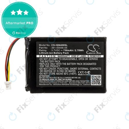 Batéria pre Garmin Nüvi 40, 750mAh, Li-Ion, 3.7V, 361-00056-05, HQ
