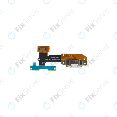 Lenovo Yoga TAB 3 YT3-850 - Nabíjací Konektor + Flex Kábel Bočných Tlačidiel - 5F78C02818