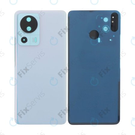 Xiaomi 13 Lite - Batériový Kryt + Rám + Sklíčko Zadnej Kamery (Blue)