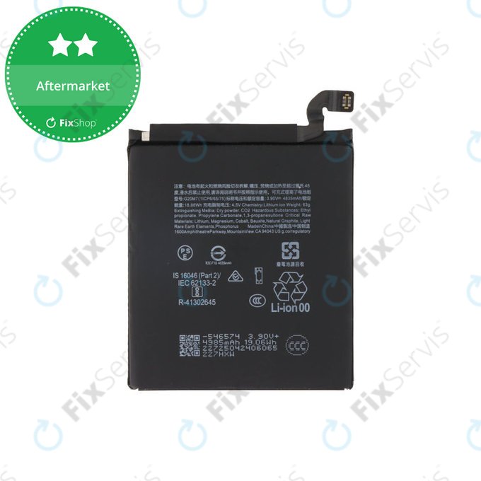 Batéria pre Google Pixel 10, G20M7, 4970mAh