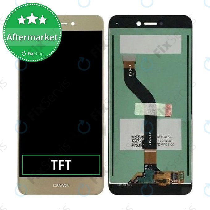 Huawei P9 Lite (2017), Honor 8 Lite - LCD Displej + Dotykové Sklo (Gold) TFT