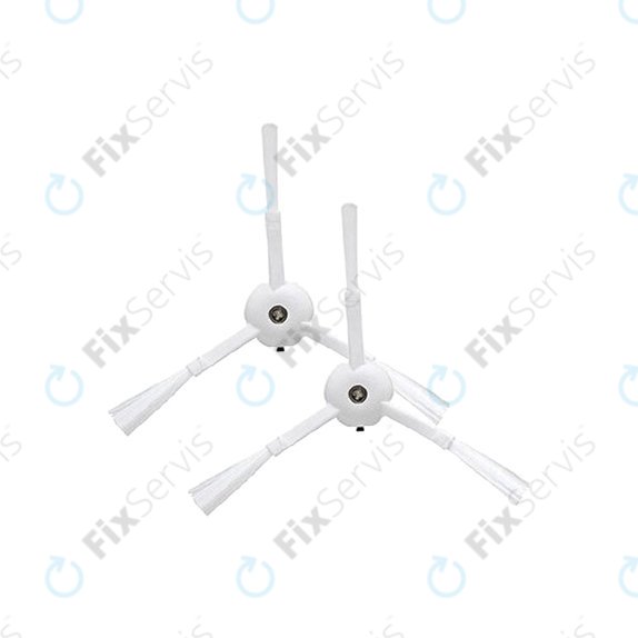 Xiaomi Mi Robot Vacuum Mop-series, Roborock-series, Xiaowa-series - Bočná Kefa (Biela) - 2ks