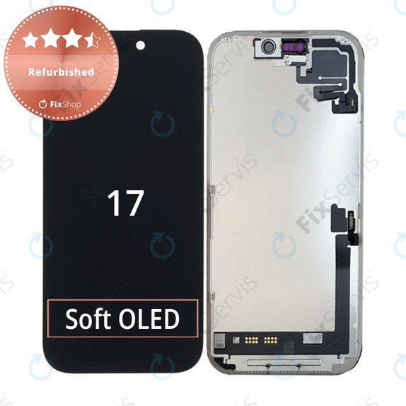 Apple iPhone 17 - LCD Displej + Dotykové Sklo + Rám Refurbished