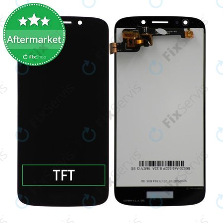 Motorola Moto E5 Play - LCD Displej + Dotykové sklo (Black) TFT