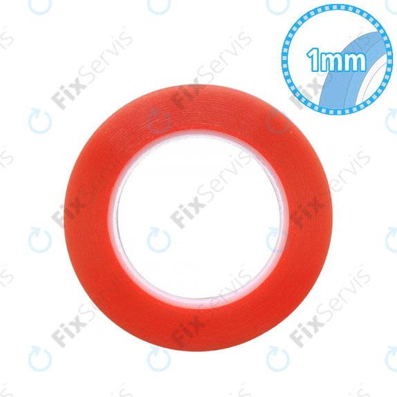 Magic RED Tape - Obojstranná Lepiaca Páska - 1mm x 25m (Transparentná)