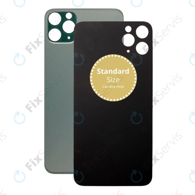 Apple iPhone 11 Pro - Sklo Zadného Housingu (Green)
