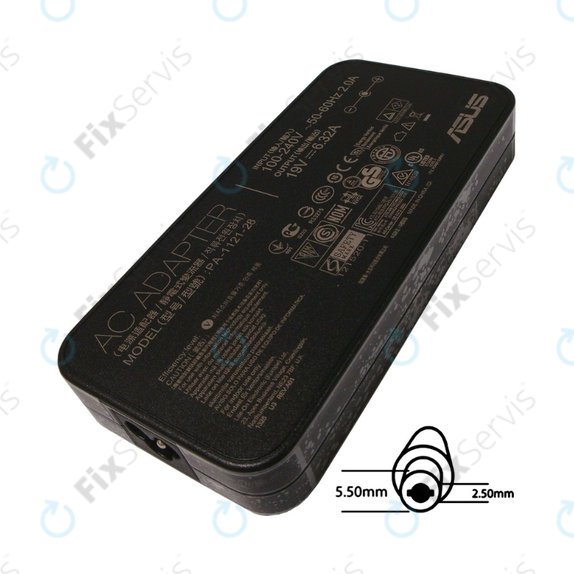 Nabíjací adaptér pre Asus, B04G266006100, 120W, 19V, Genuine Service Pack