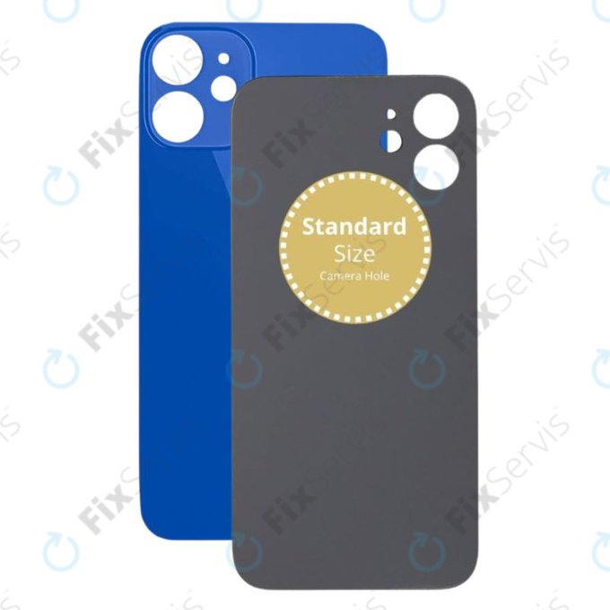 Apple iPhone 12 Mini - Sklo Zadného Housingu (Blue)
