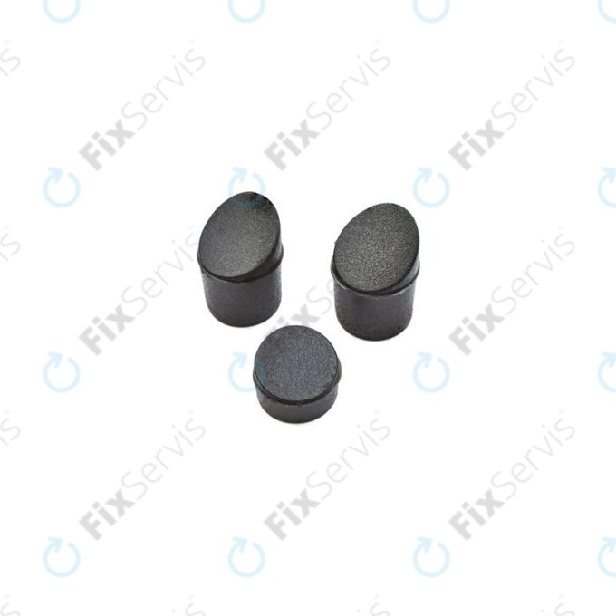 Xiaomi Mi Electric Scooter 1S, 2 M365, Essential, Pro, Pro 2 - Gumený Kryt Hlavy Skrutky na Blatník (3ks)