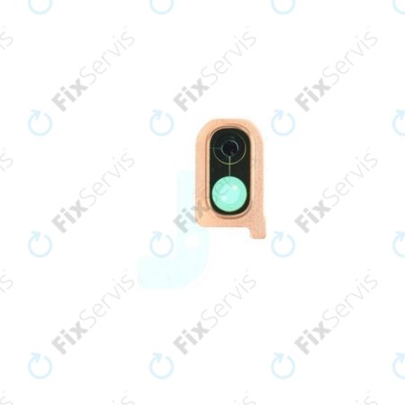 Samsung Galaxy A40 A405F - Rám Sklíčka Zadnej Kamery (Prism Crush Coral) - GH98-43996D Genuine Service Pack