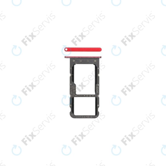 Huawei Honor Play - SIM Slot (Red) - 51661KAE Genuine Service Pack