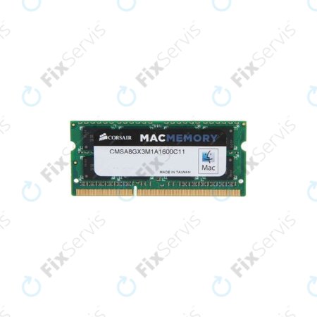 Corsair - Operačná Pamäť SO-DIMM 8GB DDR3L 1600MHz - CMSA8GX3M1A1600C11 Genuine Service Pack