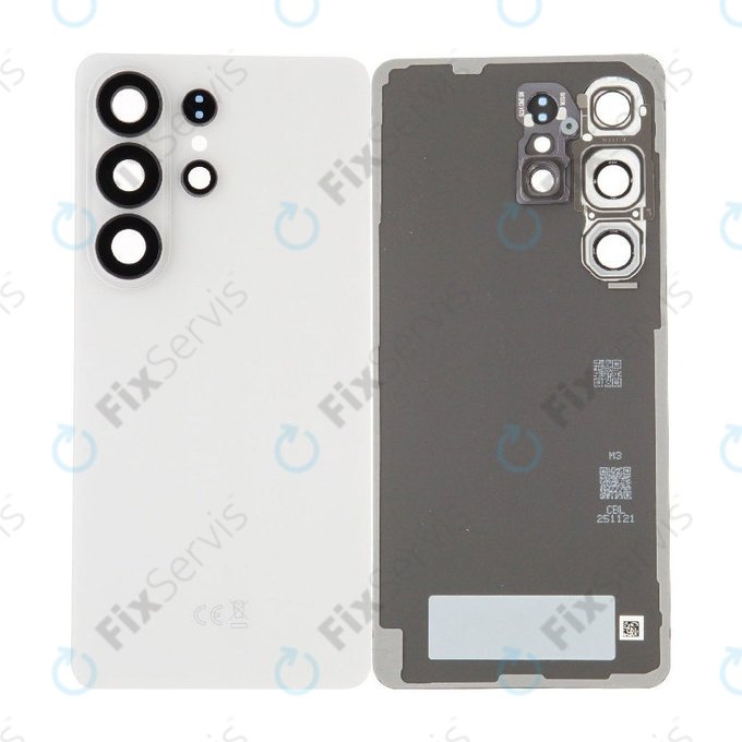 Batériový kryt pre Samsung S26 Ultra, White, GH82-38884D, Genuine Service Pack