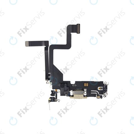 Apple iPhone 14 Pro - Nabíjací Konektor + Flex Kábel (Gold)