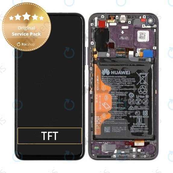 Huawei Honor 20 Pro - LCD Displej + Dotykové Sklo + Rám + Batéria (Purple) - 02352VKJ Genuine Service Pack