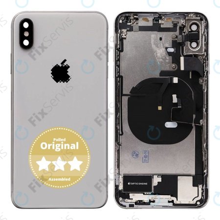 Apple iPhone XS Max - Zadný Housing (Silver) Pulled